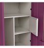 Slimline Metal 3 Door Almirah in Textured Purple Colour Slimline Metal 3 Door Almirah in Textured Purple Colour