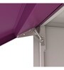 Slimline Metal 3 Door Almirah in Textured Purple Colour