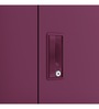 Slimline Metal 3 Door Almirah in Textured Purple Colour