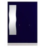 Slimline 3 Door Almirah in Textured Ultra Marine Blue Colour
