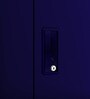Slimline 3 Door Almirah in Textured Ultra Marine Blue Colour