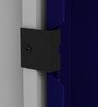 Slimline 3 Door Almirah in Textured Ultra Marine Blue Colour