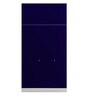 Slimline 3 Door Almirah in Textured Ultra Marine Blue Colour
