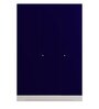 Slimline 3 Door Almirah in Textured Ultra Marine Blue Colour
