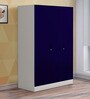 Slimline 3 Door Almirah in Textured Ultra Marine Blue Colour