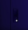 Slimline 3 Door Almirah in Textured Ultra Marine Blue Colour