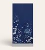 Slimline Printed Steel 2 Door Wardrobe In Midnight Blue Colour