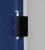 Slimline Printed Steel 2 Door Wardrobe In Midnight Blue Colour