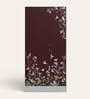 Slimline Printed Steel 2 Door Wardrobe In Russet Colour With Locker