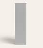 Slimline Printed Steel 2 Door Wardrobe In Russet Colour With Locker