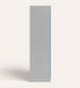 Slimline Printed Steel 2 Door Wardrobe In Teal Blue Colour