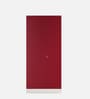 Slimline Steel 2 Door Almirah in Textured Carmine Red Colour With 4 Shelves