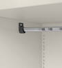Slimline Steel 2 Door Wardrobe In Amber Green Matte Colour