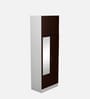 Slimline Steel 2 Door Almirah in Russet Colour With Locker & Drawer