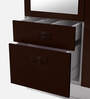 Slimline Steel 2 Door Almirah in Russet Colour With Locker & Drawer