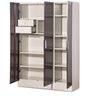 Slimline Three Door Wardrobe with Drawer