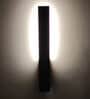 Slimline Wooden LED Wall Flush Mount Light (Brown)