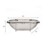 Sliver Stainless Steel Sink Basket