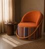 Sloan Plushsuede Armchair In Multi Colour