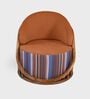 Sloan Plushsuede Armchair In Multi Colour