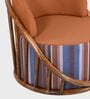 Sloan Plushsuede Armchair In Multi Colour