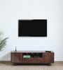 Sloan Solid Wood TV Console in Honey Finish
