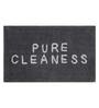 Grey Slogan  Cotton 30x18 Inches Max Absorbant Bath Mat
