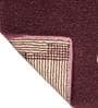 Maroon Slogan  Cotton 30x18 Inches Max Absorbant Bath Mat