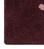 Maroon Slogan  Cotton 30x18 Inches Max Absorbant Bath Mat