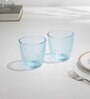 Slot 290ml Blue Glass (Set of 6) Everyday Glasses