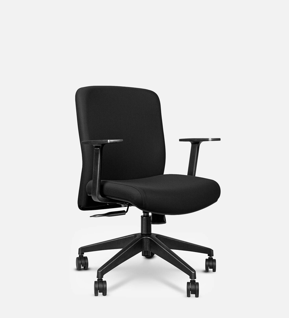 Buy Smart Mid Back Ergonomic Chair In Black Colour by Wipro Online