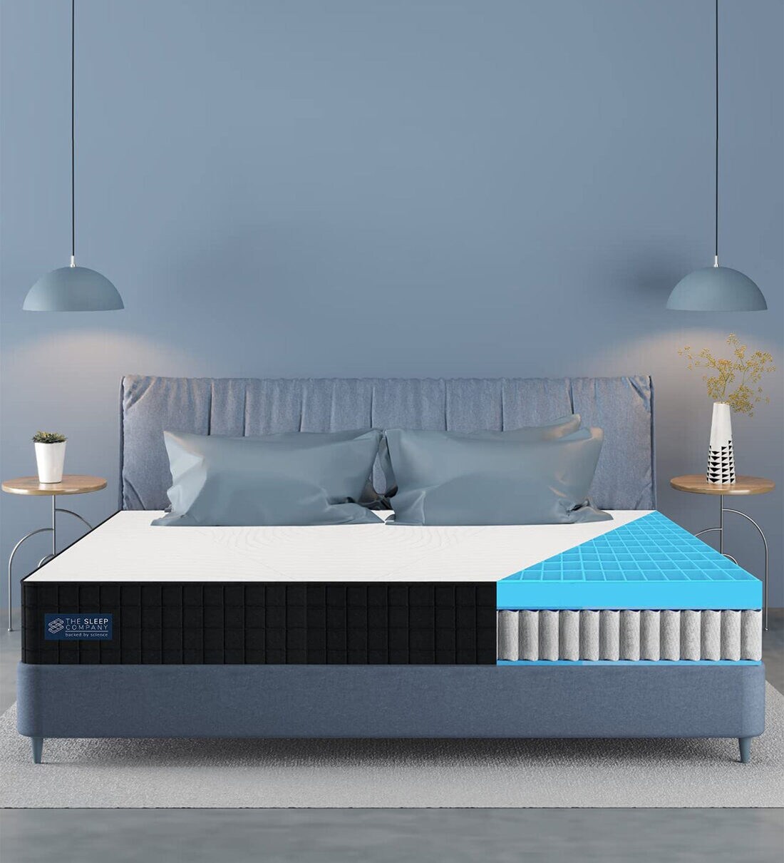 Buy SmartGrid Luxe Hybrid 10 Inch HR Foam With Grid Layer Single