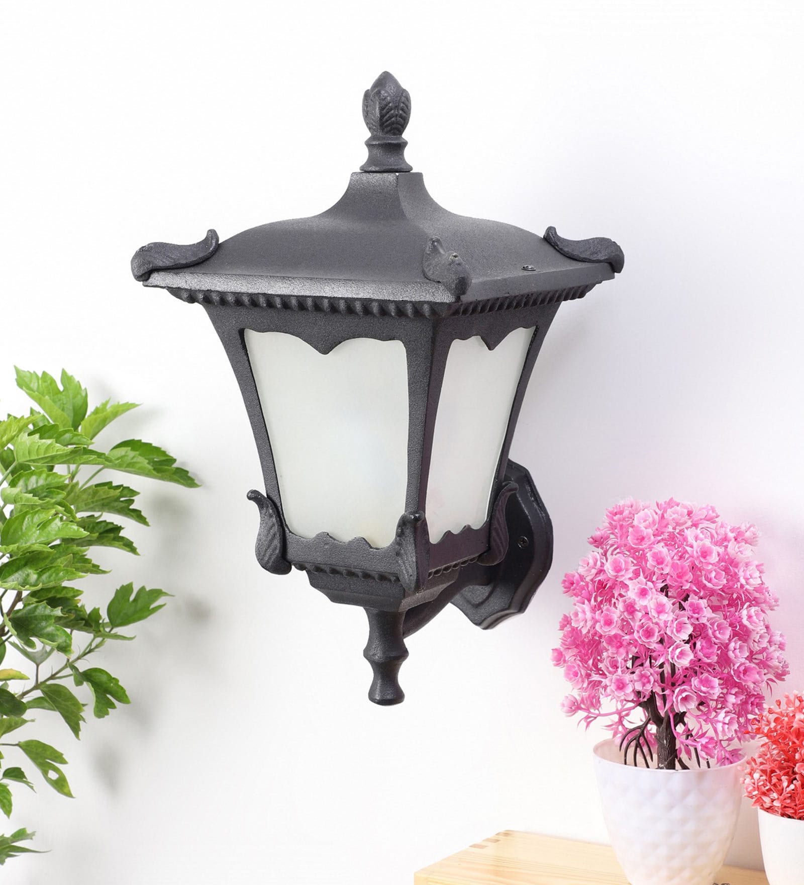 Small Black Metal Outdoor Wall Light