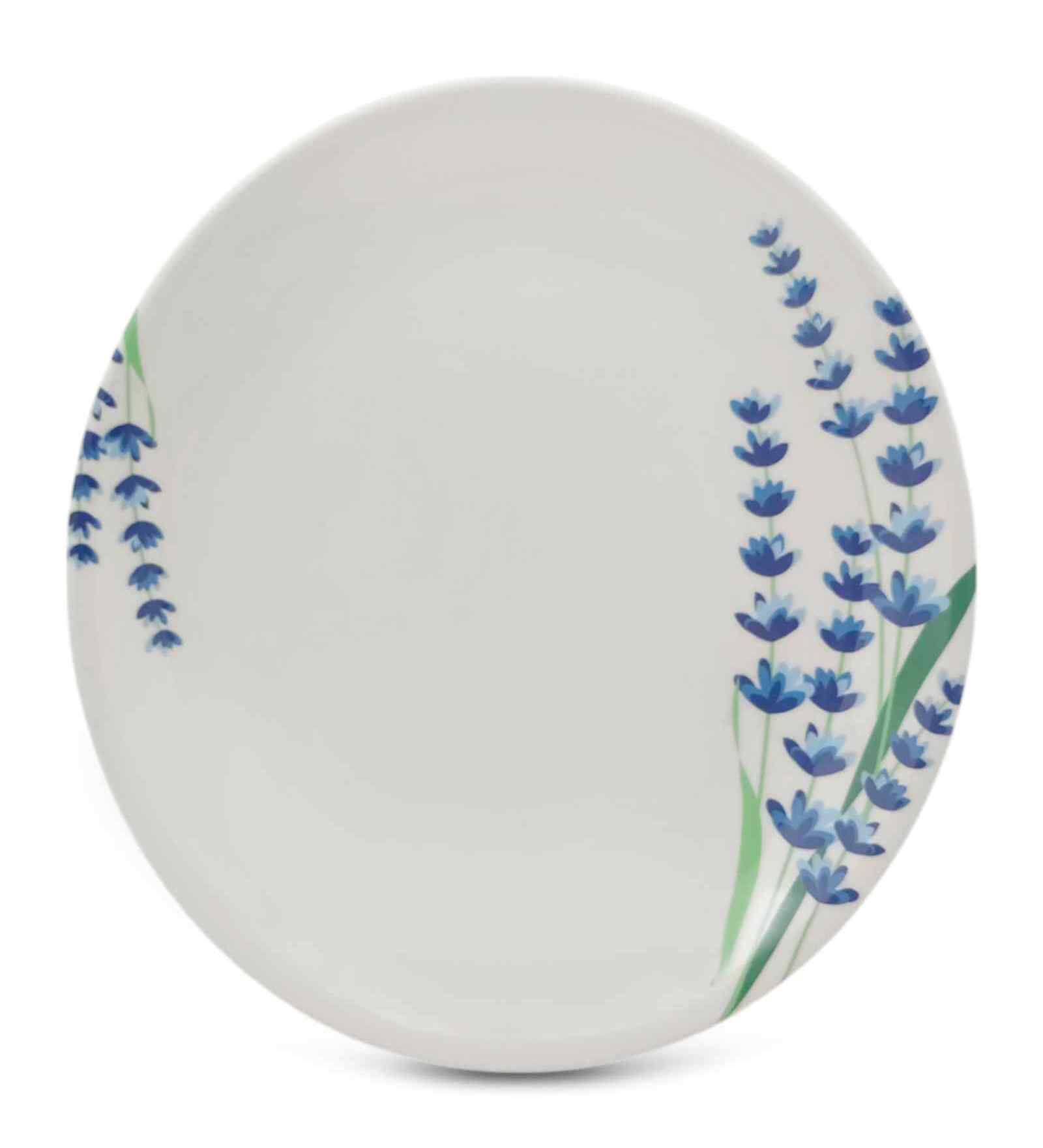 Small Plate Set   Lavender  7.25  , Stain Free, Glazed Finish, Pure Melamine ,6 nos.