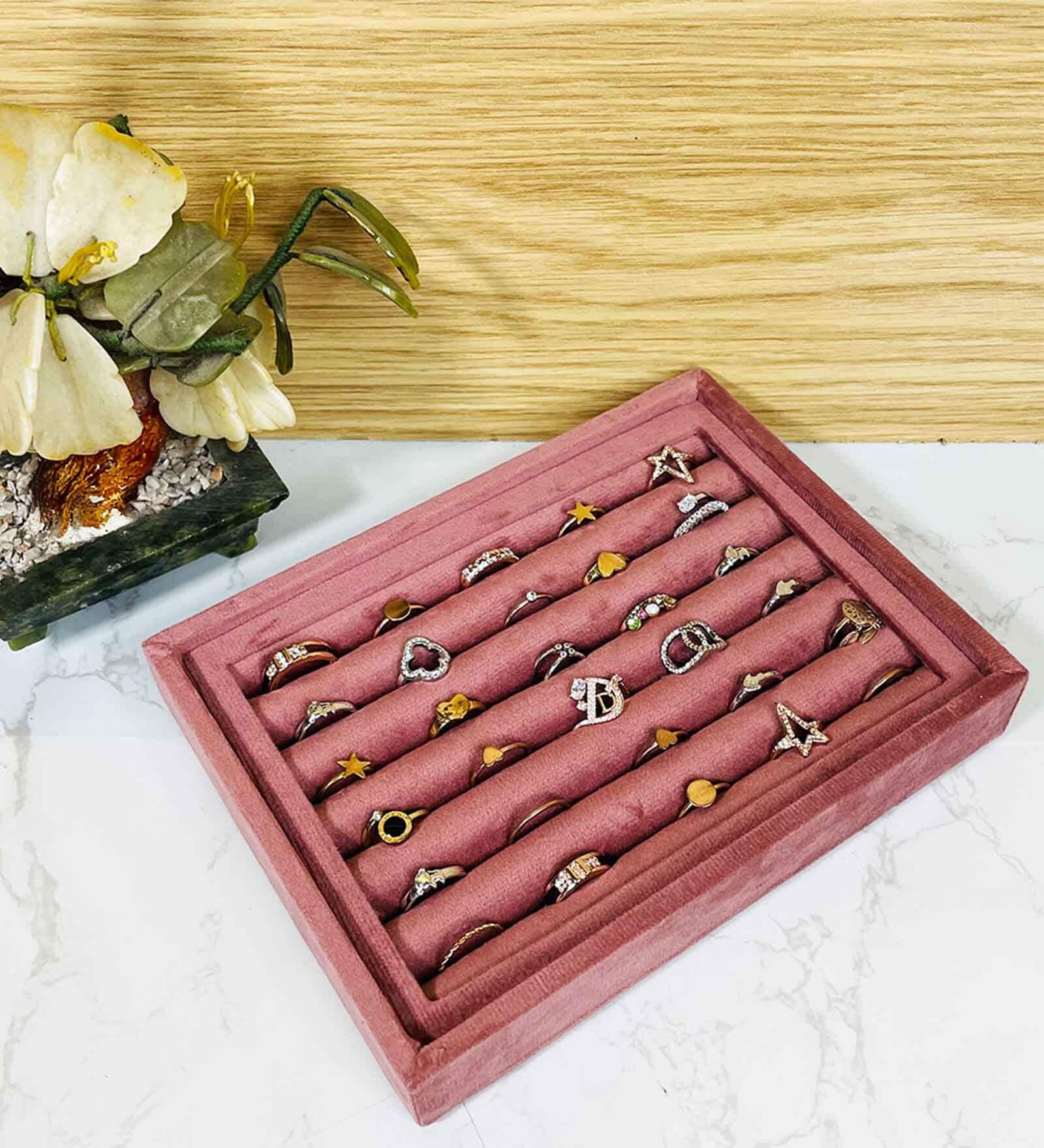 Pink Small Rings Jewellery Tray