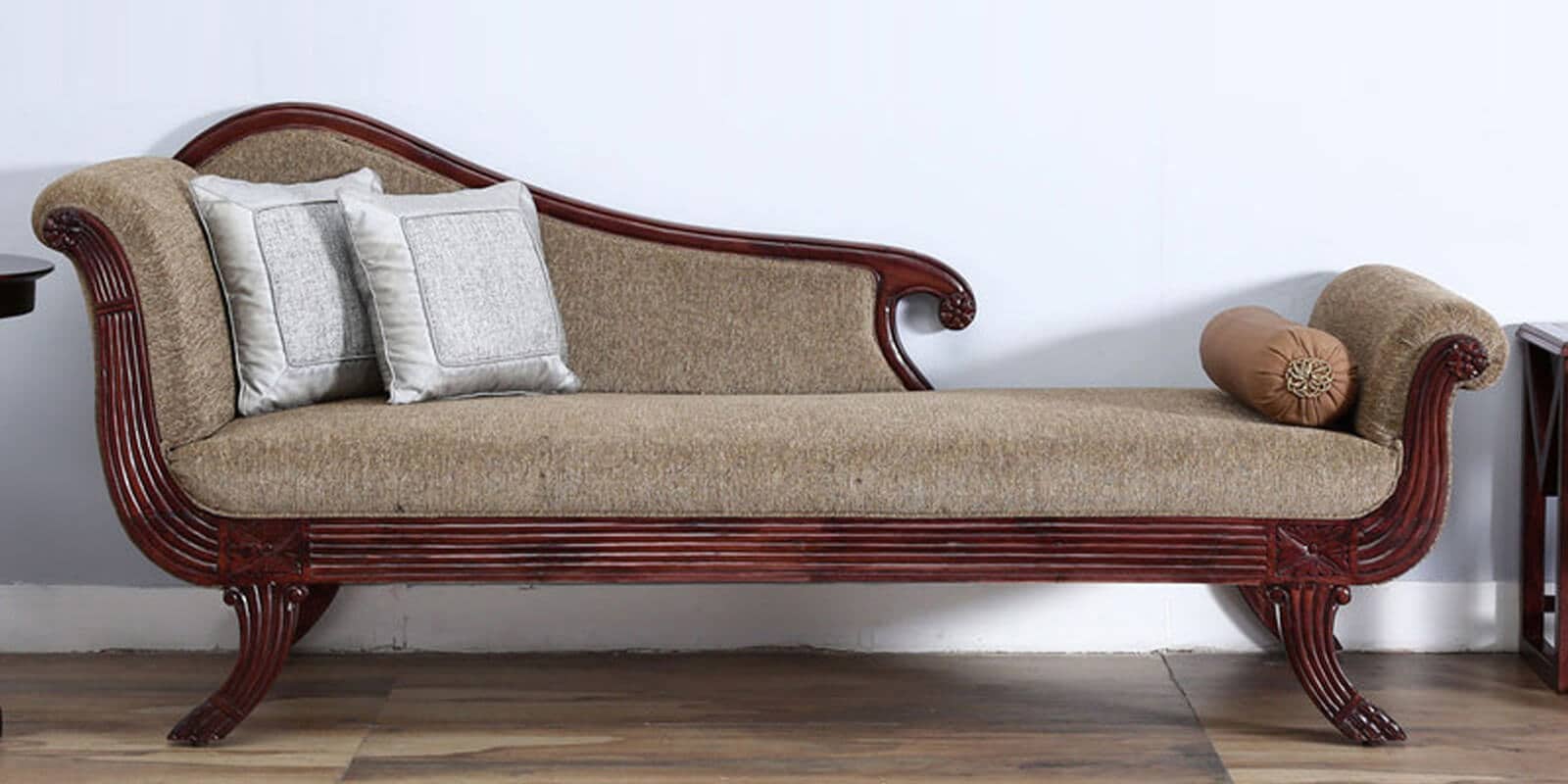 Smythe Divan in Rose Wood Finish