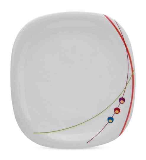 Small Plate Set   Dippin Dots  7.5  , Stain Free, Glazed Finish, Pure Melamine ,6 nos.