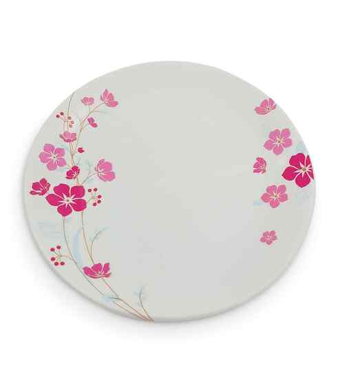 Small Plate Set   Pink Aura 7.5  , Stain Free, Glazed Finish, Pure Melamine ,6 Nos.