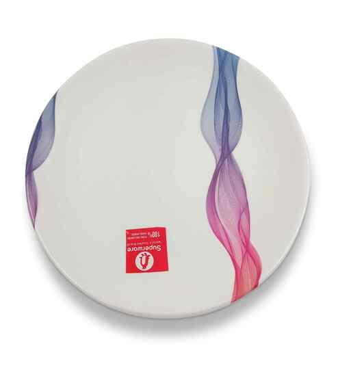 Small Plate Set   Silky 7.5  , Stain Free, Glazed Finish, Pure Melamine ,6 nos.