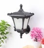 Small Black Metal Outdoor Wall Light
