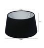 Small Black Tripod Table Lamp With Black Lampshade