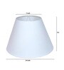 Small Black Tripod Table Lamp With Conical White Lampshade