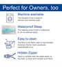 Arden- Small Blue Fabric Pet Bed