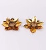 Small Flower Lotus Tealight Holder Set of 2
