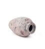 (1Pc) Pink & Grey Terracotta Decorative Vase For Home Decor