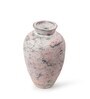 (1Pc) Pink & Grey Terracotta Decorative Vase For Home Decor