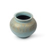 (1Pc) Blue Terracotta Vase For Table Decor