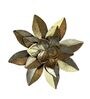 Small Gold Star Flower Gold Metal Wall Art