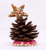 Small Pincone Stand With Star