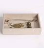 Cream Small Plain Jewellery Tray